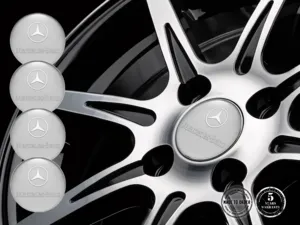 Mercedes Ruota Decalcomanias Stile Badge Silicone Esclusivo